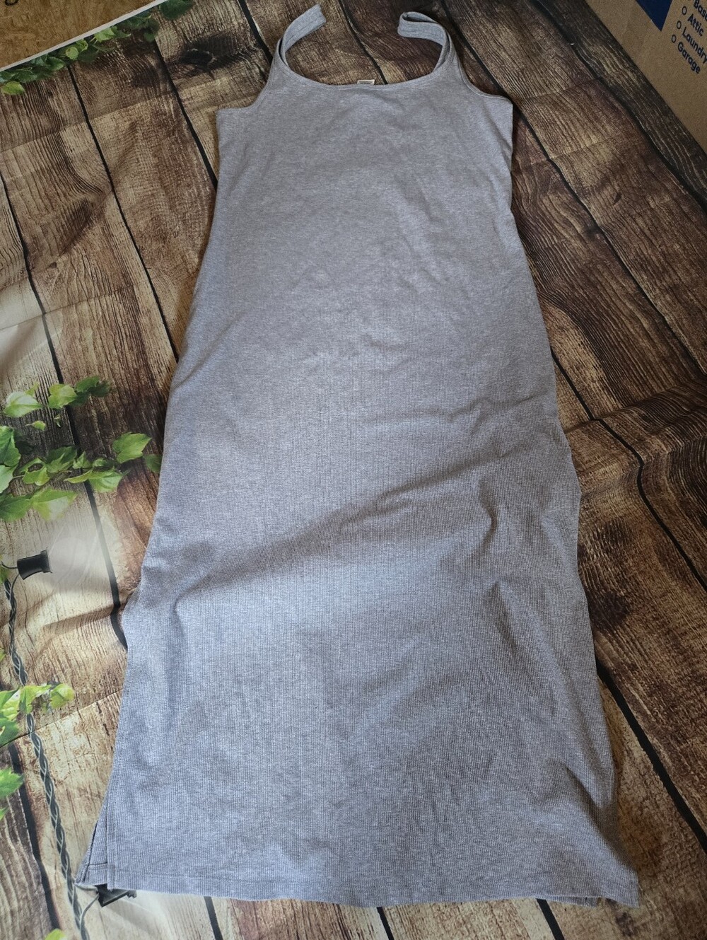 PINK Victoria's Secret Heather Gray Tank Maxi Dress